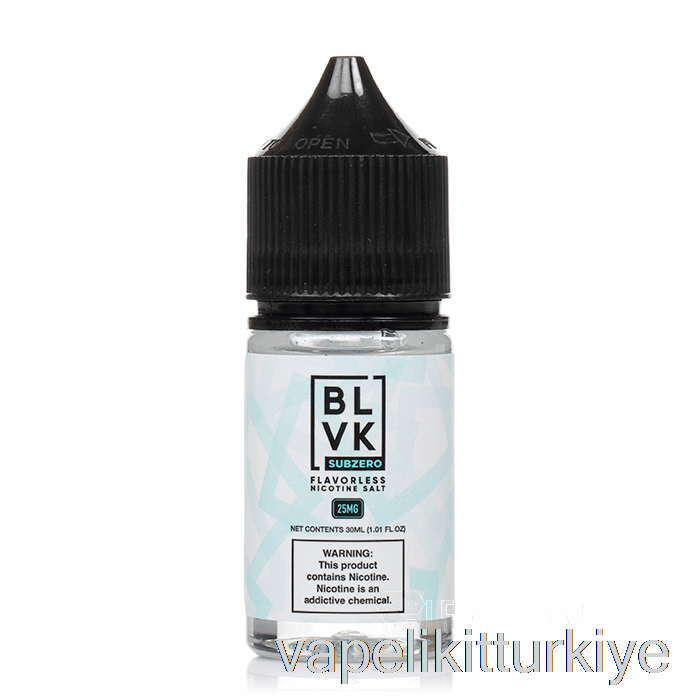 Vape Türkiye Sub Sıfır - Blvk Tuzları - 30ml 25mg